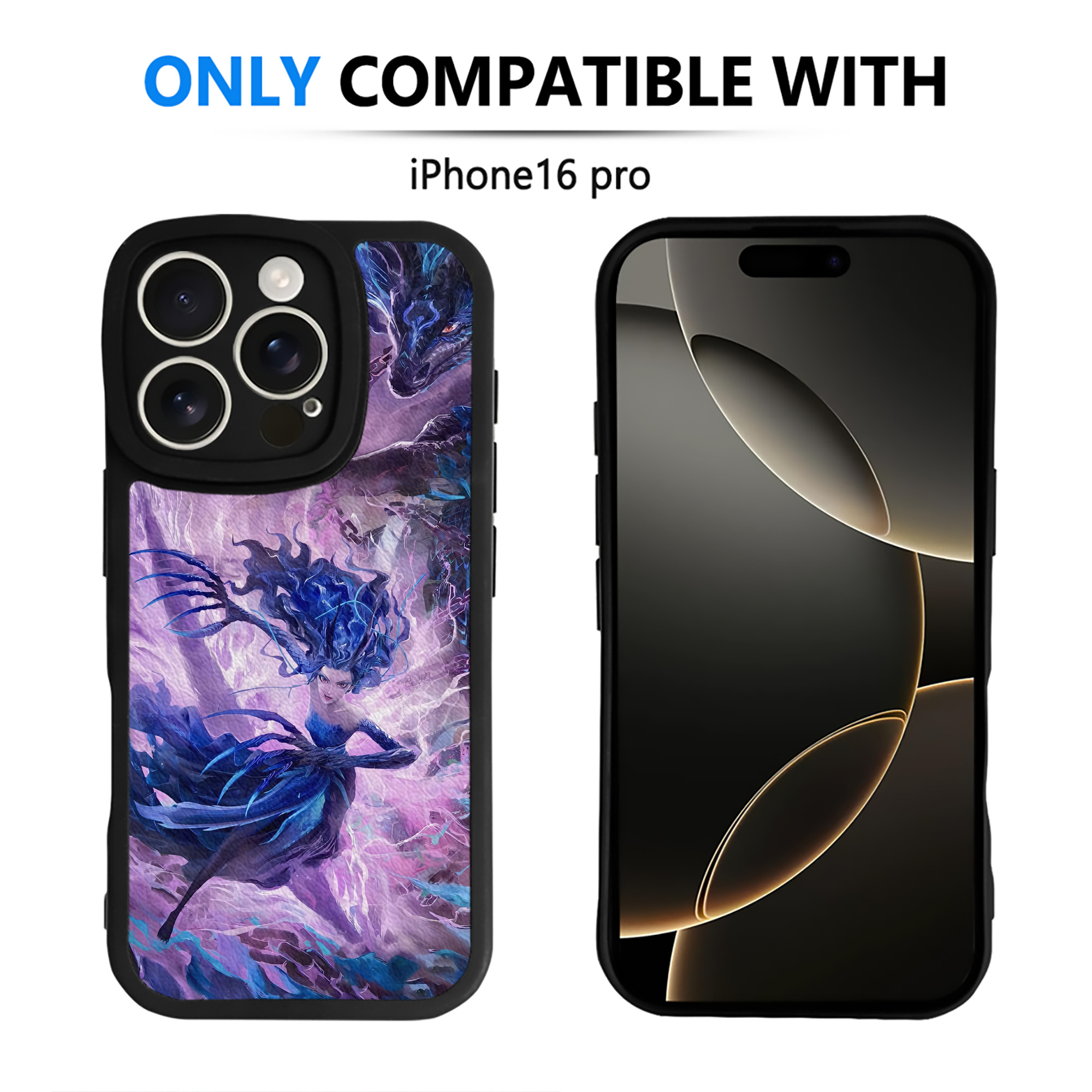 （画像用） Ne Zha 2 ナタ 魔童の大暴れ 【iPhone 16シリーズ対応】シリコンスマホケース（レザー調） 材質：シリコン